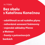 Obrázek epizody 14. týden Bez obalu s K. Konečnou: výzva Europarlamentu; nehorázné usnesení Sněmovny; vojenské základny Přerov a Mošnov; kongres ODS; volby ve Francii