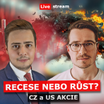 Obrázek epizody 🛑 Přichází recese nebo další růst? 🚀 Méně věštby a více dat s Tomášem Cvernou (US a CZ akcie) - Live stream