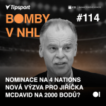 Obrázek epizody BOMBY V NHL #114 | Nominace na 4 Nations, nová výzva pro Jiříčka a McDavid na 2000 bodů?