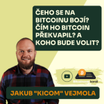 Obrázek epizody Jakub "Kicom" Vejmola – Čeho se na Bitcoinu bojí? Čím ho překvapil? A koho bude volit za prezidenta?