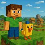 Obrázek epizody Kapitola 10 – Vesnice na dohled | Karlíkovy minecraftické pohádky