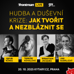 Obrázek epizody Frontman Live | Hudba a duševní krize: jak tvořit a nezbláznit se