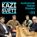 Obrázek epizody S RCNKSK a Matějem Janským o udržitelné cestě k vykoupení, nebo také o dřevěné kapli a hliněném oltáři