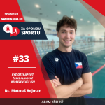 Obrázek epizody Za oponou sportu #33 - Bc. Matouš Rejman - Fyzioterapeut české plavecké reprezentace U22