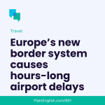 Obrázek epizody Europe’s new border system causes airport chaos