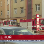 Obrázek epizody V pražské ulici Černokostelecká hořel byt (zdroj: CNN Prima NEWS)