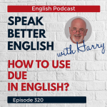 Obrázek epizody Speak Better English with Harry | Episode 320