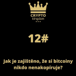 Obrázek epizody 12. Jak je zajištěno, že si bitcoiny nikdo nenakopíruje?