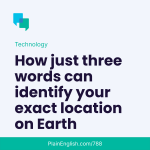 Obrázek epizody Three words to say exactly where you are