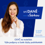 Obrázek epizody 137: OSVČ: Máte nárok na mateřskou? | Podcast SníDANĚ s Šárkou