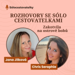 Obrázek epizody 11 - ROZHOVORY SE SÓLO CESTOVATELKAMI - Chris Seraphie - Zakotvila na ostrově bohů