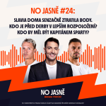 Obrázek epizody NO JASNĚ #24 🎙️ | Slavia doma ztratila. Kdo jde do derby v lepší formě? Kdo bude kapitánem Sparty?