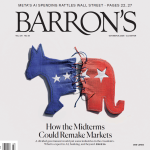 Obrázek epizody AI mánie v kleštích nastupující stagflace (Barron’s #43 26. října)