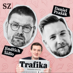 Obrázek epizody Trafika s komentátorem Jindřichem Šídlem a učitelem Danielem Pražákem