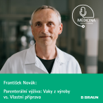 Obrázek epizody 62 Docent František Novák: Vaky z výroby vs. vlastní příprava parenterální výživy