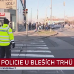 Obrázek epizody Policisté zatarasili cestu na pražské bleší trhy