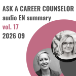 Obrázek epizody 2026 0914 ASK A CAREER COUNSELOR audio EN summary