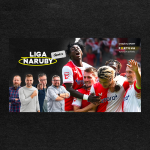Obrázek epizody Liga naruby | Slavia vyzbrojená k obhajobě vs. Priskeho nové tahy. Co ligový fotbal v televizi?