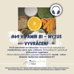 Obrázek epizody #69 VITAMIN B1 / nedostatek energie, ATP, mozek, nervová soustava, srdce, myelin, překyselení, organismu, krvetvorba, deprese, schizofrenie, mentální výkonnost, diabetes, migréna, zánět, bolest, sepse