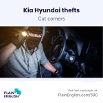 Obrázek epizody Why Kia and Hyundai cars keep getting stolen | Learn English expression 'cut corners'