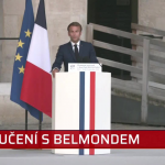 Obrázek epizody Prezident Emmanuel Macron se loučí s Belmondem