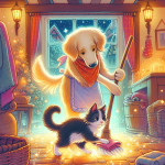 Obrázek epizody O pejskovi a kočičce, jak si myli podlahu