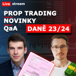 Obrázek epizody JAK DANIT V ROCE 2024 – prop trading, konsolidační balíček, DIP a QaA - Live stream