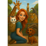 Obrázek epizody Olík a Mína - Výlet do Zoo
