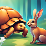 Obrázek epizody 🐢 Želva a zajíc 🐇 Audiopohádka na dobrou noc pro děti | Klasická bajka s ponaučením pro děti