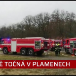 Obrázek epizody Masivní požár na letišti Točná. Hoří hangár, na místě zasahuje několik jednotek hasičů