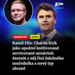 Obrázek epizody Čteme Romea.cz - Kamil Fila: Charlie Kirk jako apoštol kultivovaně servírované nenávisti. Atentát z něj činí falešného mučedníka a nový typ zbraně