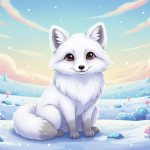 Obrázek epizody ❄️ Lištička Bělinka a strach z lesa 💙 Klidná audiopohádka pro děti + technika pro zvládání strachu | Pohádka na dobrou noc ❄️