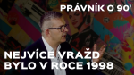 Obrázek epizody Právník o 90' – Nejvíce vražd bylo v roce 1998. Gangy, únosy, podvody, na Slovensku to bylo horší