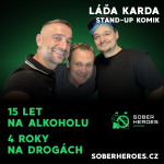 Obrázek epizody #59 Po 15 letech alkoholu a drog 4,5 roky svobody. Láďa Karda, stand-up komik