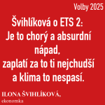 Obrázek epizody Švihlíková proti ETS 2: Je to chorý a absurdní nápad, zaplatí za to ti nejchudší a tohle klima nespasí
