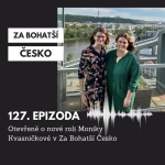 Obrázek epizody #127 Otevřeně o nové roli Moniky Kvasničkové v Za Bohatší Česko